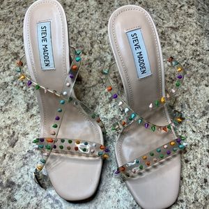 Spiked colorful Steve Madden Heels